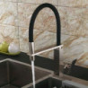 Electroplated Contemporary Kitchen Tap: Single Handle, One Hole, Pull-Out/Pull-Down/Tall/High Arc Centerset