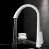 Minimalist Modern Kitchen Tap: Single Handle, One Hole, Pull-Out Spray, 360° Rotatable Design