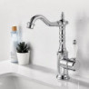 Retro Vintage/Minimalist Kitchen Tap: Single Handle, One Hole, Electroplated, Standard Spout, Centerset