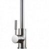 Contemporary Kitchen Tap: Single Handle, One Hole, Electroplated, Standard Spout, Centerset