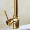 Single Handle Kitchen Tap: One Hole, Electroplated, Pull-Out/Pull-Down, Tall/High Arc, Free Standing