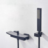 Waterfall Bathtub Tap: Brass, Wall Mounted, Shower Tap, Rain Hand Shower, Waterfall Spout