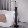 Contemporary Free Standing Bathtub Tap: Electroplated Brass Valve Bath Shower Mixer Taps