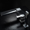 Waterfall Bathtub Mixer Tap: Chrome Bathroom Shower Tap for 3 Holes Bathtub