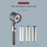 High Pressure 3-Mode Message Handheld Shower Head With Stop Button: Water Saving Spray Nozzle Bathroom Accessories