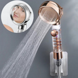 Beauty Skin Three-speed Turbo Rod Supercharged Shower: Whirlpool Bath Hose Set Water Heater Shower Head Shower