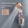 Beauty Skin Three-speed Turbo Rod Supercharged Shower: Whirlpool Bath Hose Set Water Heater Shower Head Shower