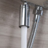 Contemporary Electroplated Wall Mounted Shower System Set: Handshower Included, Ceramic Valve Bath Shower Mixer Taps