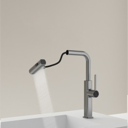 Kitchen Sink Tap Waterfall Intelligent Digital Display Third Mock Examination Water Outlet Multifunctional Copper Tap