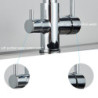 Chrome Filtered Kitchen Tap Pure Water Kitchen Tap Dual Handle Hot & cold Drinking Water Purified Kitchen Mixer Taps