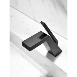 New Arrival Bathroom Single Lever Sink Tap Crane Brass Matte Black Sink Tap Hot and Cold Water Tap