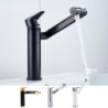 Bathroom Tap Brass Single Handle Bathroom Mixer Tap 360 Degrees Rotation 4 Color Wash Basin Tap Hot and Cold Sink Tap