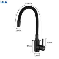 kitchen Tap colorful hose black Tap kitchen mixer tap hot cold water sink Tap for kitchen