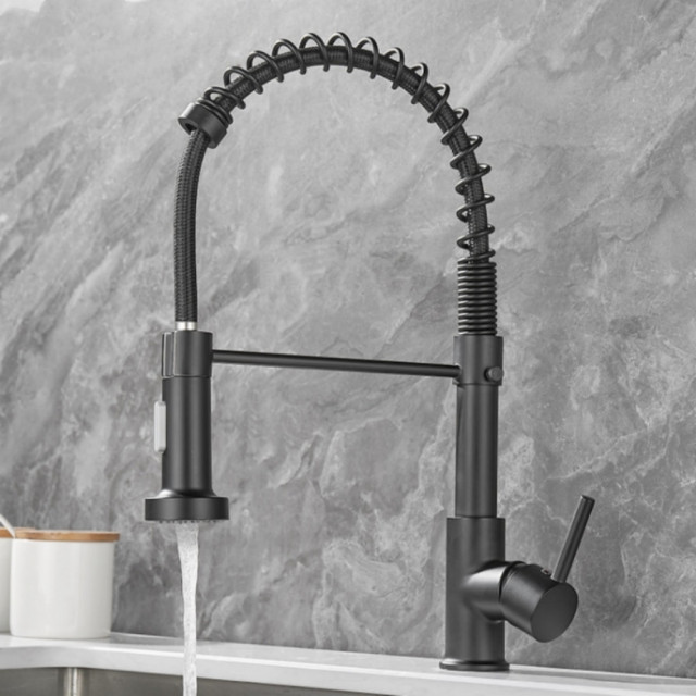 Removable Black Gourmet Kitchen Taps Kitchen Removable For Kitchen Sink Mixer Tap For Sink 360 Degree Rotation