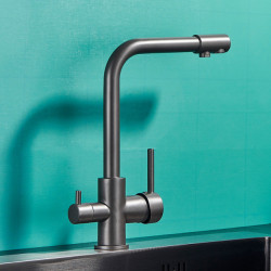 Black Grey Waterfilter Tap Kitchen Taps Mixer Drinking Water Filter Kitchen Tap Sink Tap Hot Cold Water Tap For Kitchen