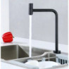 SUS304 silver black single cold tall kitchen Tap swivel kitchen tap