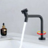 SUS304 silver black single cold tall kitchen Tap swivel kitchen tap