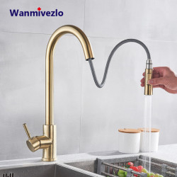 Pull Out Kitchen Taps 360 Rotation Kitchen Mixer Tap Single Lever Mixer Tap Kitchen Sink Cold Hot Water Tap