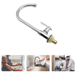 1Pc Kitchen Tap Tall Kitchen Tap Mixer Sink Tap Pull Out Spray Single Handle Swivel Spout Mixer Tap New