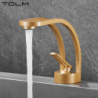 Water Tap Single Handle Cold Hot Mixer Taps Golden Tap Washbasin Tap Black Washbasin Tap Bathroom Tap