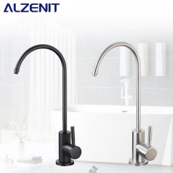Water Filter Tap Stainless Steel Straight Drinker Tap For Sink Drinking Reverse Osmosis RO Purifier Kitchen Accessories
