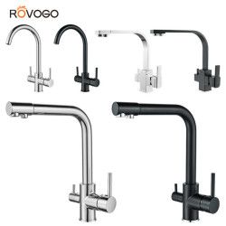 3 in 1 Drinking Water Tap Purified Kitchen Tap Cold and Hot Mixer Taps RO System Water Filter Tap
