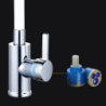 Silica Gel Nose Any Direction Rotating Kitchen Tap Multi-color Options Cold and Hot Water Mixer Tap Deck Installation