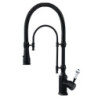 Brass Golden Kitchen Tap Hot/Cold Water Deck Mounted Mixers Tap Two Ways Pull Down Sprayer Head Sink Tap New Style Taps