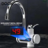 Electric Hot Water Heater Tap Kitchen Instant Heating Tap Water Heater with LED