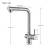 Brushed Nickel Pull Out Kitchen Sink Tap High Pressure Two Model Stream Sprayer Nozzle Stainless Steel Tap Deck Install