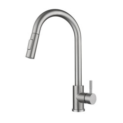 Xiaomi Black Kitchen Tap Two Function Single Handle Pull Out Mixer Hot and Cold Water Tap Deck Mounted Stream Sprayer Head