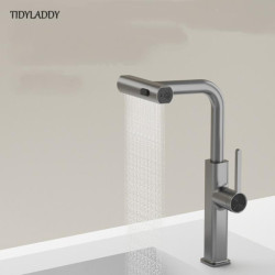 Waterfall Kitchen Taps Pull Out Kitchen Sink Water Tap Rotation Tap Kitchen Novel Kitchen Accessorie