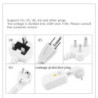 Electric Heated Kitchen Tap Detachable Fast Heating Leakproof Replacement Bathroom Digital Tap White US Plug 110V