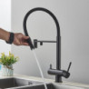 Filtered Kitchen Taps Dual Spout Filter Tap Mixer Pull Out Spray 360 Rotation Water Purification 3 Ways Sink Mixer Kitchen