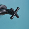 Black Kitchen Sink Tap Fashion Special Kitchen Tap Swivel Side Sprayer Wall-mounted Kitchen Tap Mixer Tap