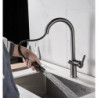 Temperature Digital Display Pull Out Tap Kitchen Single Handle Kitchen Sink Rotation Mixer Sprayer Hot And Cold Water Taps