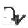 Suguword Kitchen Tap Matte Black Pull Out Bidet Spray Hot and Cold Water Mixer Tap 360 Degree Rotation Sink Crane