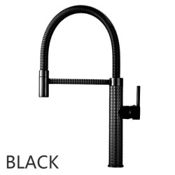 High end Spring Kitchen Tap Brass Luxury Black Tap for Kitchen Sink 360 ° Swivel Tap Kitchen Accessories Sink Tap