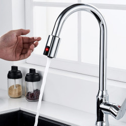 Smart Sensor Tap Water Saving Energy Saving Device Kitchen Nozzle Non-Contact Automatic Inflatable Sensor Tap