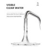 Front Window Folding Kitchen Tap Stainless Steel 360​​° Rotation Hot and Cold Mixer Tap for Kitchen Sink Wash Basin