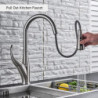 Pull Out Kitchen Taps 360 Rotation Kitchen Tap Single Lever Mixer Tap Cold Hot Water Sprayer Tap Robinet Cuisine