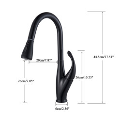 Pull Out Kitchen Taps 360 Rotation Kitchen Tap Single Lever Mixer Tap Cold Hot Water Sprayer Tap Robinet Cuisine