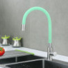 304 Stainless Steel Water Tap Universal Single Cold Tap Colorful Rotary Bending Kitchen Washing Basin Tap For Kitchen