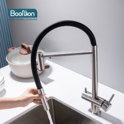 Boonion SUS304 Stainless steel kitchen Tap Hot and cold Tap Clean water Direct drinking Tap Pull Food kitchen Tap