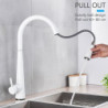 Rozin Touch Sense White Kitchen Tap White Pull Out Kitchen Mixer Taps Black Smart Sensor Stream Spray Mode Mixer Taps