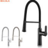 Kitchen Mixer Tap Kitchen Taps Hot And Cold Water Chrome Basin Sink Square Cozinha Taps Mixers Kitchen Mixer Tap