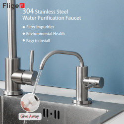 Fliger Direct Drinking Tap Stainless Steel Kitchen Tap Water Purifier Tap Kitchen Sink Tap Water Filter Tap