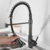 Removable Black Gourmet Kitchen Taps Kitchen Removable For Kitchen Sink Mixer Tap For Sink 360 Degree Rotation