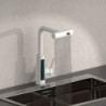 Smart Digital Display Pull out Kitchen Tap Chrome Brass Multifunctional Sink Mixers Bathroom Kitchen Pull down Sink Taps