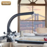 NEW Multicolor Spray painting Copper Kitchen Tap Cold and Hot Water Mixer Tap Double Handle 360